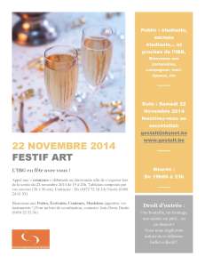 Soirée 22 Nov affichette